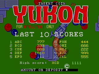 Yukon (version 2.0) Title Screen